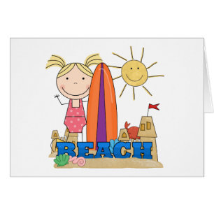 STRAND - blonde Mädchen-T-Shirts und Geschenke