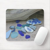 Strand-Blues Mousepad (Mit Mouse)