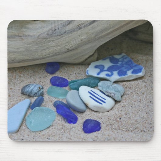Strand-Blues Mousepad (Vorne)