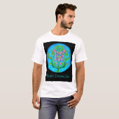 Strand-Blumen T-Shirt (Vorne ganz)