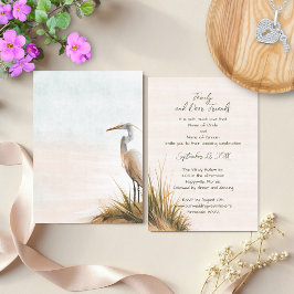 Strand Boho Hochzeit Alles in Einem Einladung