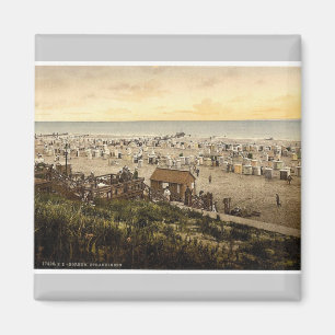Strand, Borkum, Schleswig-Holstein, Deutschland Magnet
