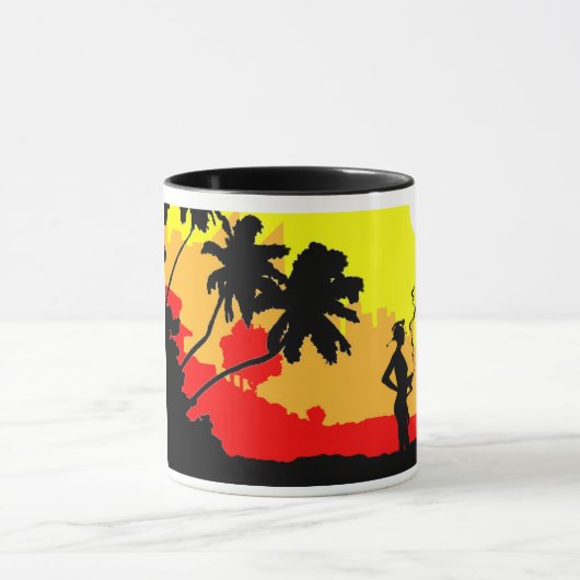 Strand Bot Tasse (Zentrum)