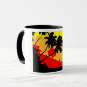 Strand Bot Tasse (Vorderseite Links)