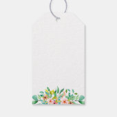 Strand Botanischer Dankeschön Geschenkanhänger (Rückseite)