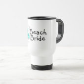 Strand-Braut (drehen Sie Reinfall) um Reisebecher (VorderseiteRechts)