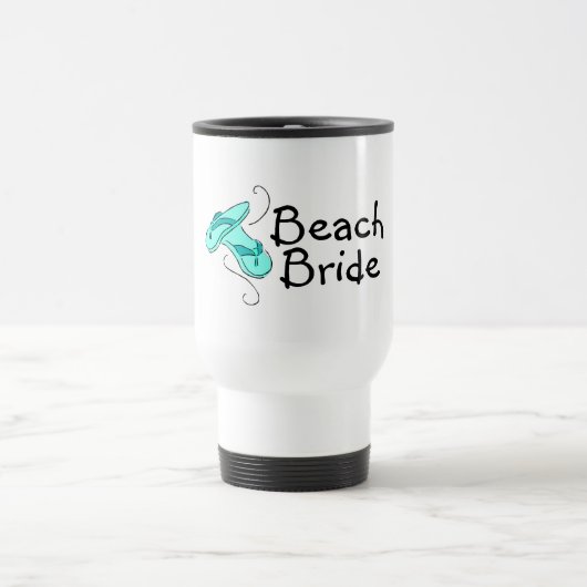 Strand-Braut (drehen Sie Reinfall) um Reisebecher (Mittel)