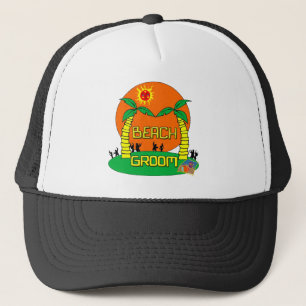 Strand-Bräutigam-Hut/Kappe Truckerkappe