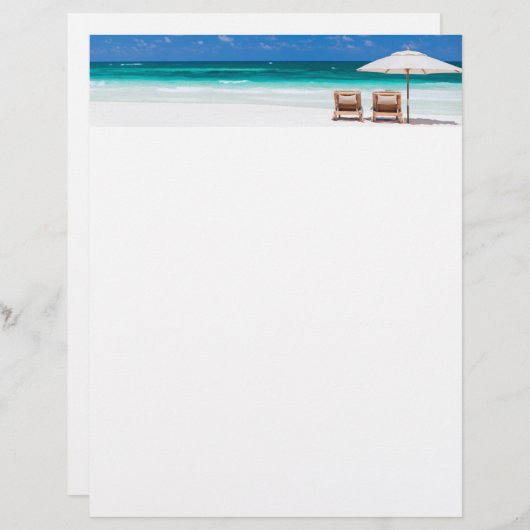 Strand Briefkopf (Vorne/Hinten)