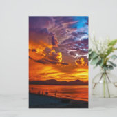 Strand Briefpapier (Stehend Vorderseite)