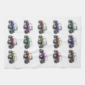 Strand-Buggy-Teetuch Geschirrtuch (Horizontal)