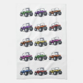 Strand-Buggy-Teetuch Geschirrtuch (Vertikal)