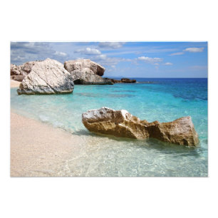Strand Calas Mariolu, Sardinien-Fotodruck Fotodruck