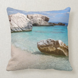 Strand Calas Mariolu, Sardinien-Wurfskissen Kissen