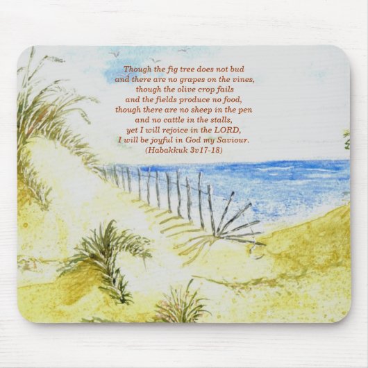 "Strand (christlich)" Mousepad (Vorne)