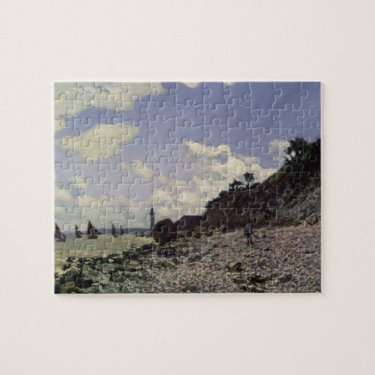 Strand Claude Monets | bei Honfleur, 1864 Puzzle (Horizontal)