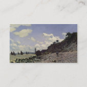 Strand Claude Monets | bei Honfleur, 1864 Visitenkarte (Rückseite)