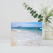 Strand Corralejo Flag Postkarte (Stehend Vorderseite)