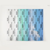Strand Custom Geschäft Logo Step & Repeat Hintergr Wandteppich (Vorderseite (Horizontal))