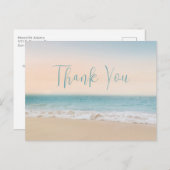 Strand Danke Baby Duwer Gender Neutral Postkarte (Vorne/Hinten)