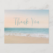 Strand Danke Baby Duwer Gender Neutral Postkarte (Vorderseite)