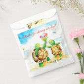 Strand Danke, Niedliche Schildkrötenpaare Hochzeit Geschenktütchen (Versiegelt)