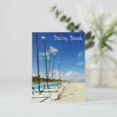 Strand Delray Beach / Florida Postkarte (Stehend Vorderseite)