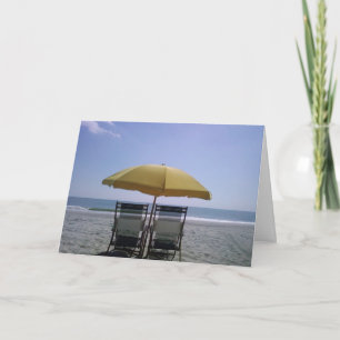STRAND DENKEN SIE GREETINGS KARTE