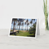 Strand der Dominikanischen Republik, Karibik Lands Karte (Vorderseite)