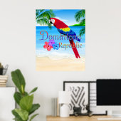 Strand der Dominikanischen Republik Poster (Heimbüro)