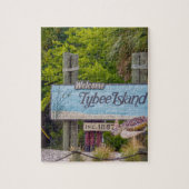 Strand der Insel Tybee Puzzle (Vertikal)