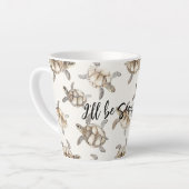 Strand der Meeresschildkröten sieht dich Milchtasse (Linke Ecke)