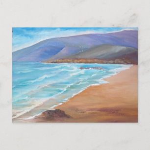 STRAND DER SEE POSTKARTE