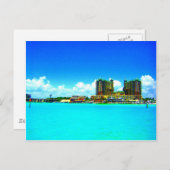 Strand des Emerald Grande Destin Florida Postkarte (Vorne/Hinten)