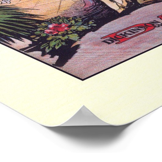 Strand des Königs - Playa del Rey Poster (Ecke)