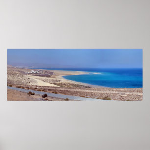 Strand des Lees in Fuerteventura Poster