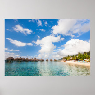Strand des Luxus-SPA-Resorts Poster