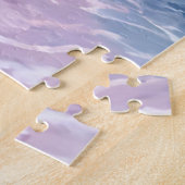 Strand des rosa Ozeans bemalt Puzzle (Seite)
