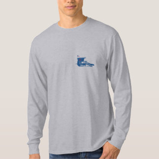 Strand-des Vereins des Turm-15 lange Hülse T-Shirt
