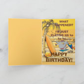 STRAND-DIÄT Gruß-Karte Karte (Innenseite)