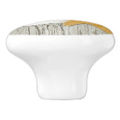 Strand Driftwood Starfish Sand Dollar Keramikknauf (Seitenansicht)