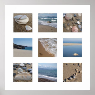Strand-Druck Poster