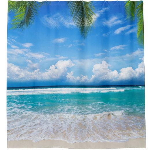 Strand Duschvorhang (Vorderseite)