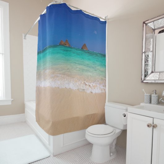 Strand Duschvorhang (Beispiel)