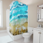 Strand Duschvorhang (Beispiel)