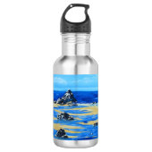 Strand Edelstahlflasche (Vorderseite)
