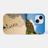 Strand einer Insel in Fidschi iPhone 15 Hülle (Rückseite (Horizontal))