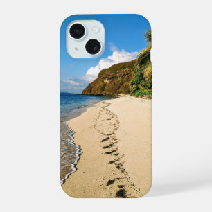 Strand einer Insel in Fidschi iPhone 15 Hülle