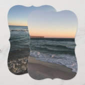 Strand Einladung (Vorne/Hinten)