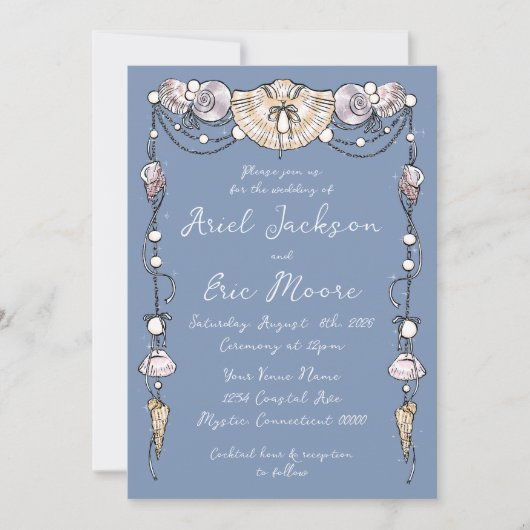 Strand-Einladung Einladung (Vorderseite)